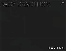 Tablet Screenshot of ladydandelion.com