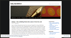 Desktop Screenshot of ladydandelion.net